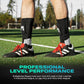 Mini Shin Guards Soccer – Built in Shin Pad Sleeves for Mens, Women, Teens - Small Shin Guards - Lightweight, Breathable Shin Defender Leg Protection
