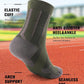 Compression Sport Running Socks: Athletic Crew Socks for Men Women Cycling Hiking Basketball Work,3 Pairs