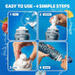Cirkul 22oz. Gray Plastic Grip Squeeze Water Bottle & Sport Lid, BPA-Free, Non-Slip Design for Gym, Biking & Sports