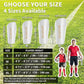 Soccer Shin Guards for Kids Youth Adults - Shin Pads and Sleeves with Optimized Insert Pocket for Boys Girls Men Women for Football Games - Protective Soccer Equipment