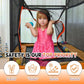 Calmmax 6FT Rectangle Toddler Trampoline with Swing & Horizontal Bar, Enclosure Safety Net, ASTM Approved – Indoor/Outdoor Kids Trampoline