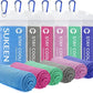 Sukeen Cooling Towel,Instant Evaporative Cooling for Sports,Yoga,Golf,Gym,Neck,Workout and More(40”x 12”)