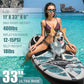 Inflatable Stand Up Paddle Board with SUP Accessories, Anti-Slip EVA Deck, 11'*33" Inflatable Paddle Boards for Adults & Youth of All Skill Levels