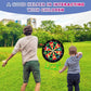 Large Dart Board for Kids, Kids Double-Sided Dart Board with Sticky Balls and Darts, Indoor/Outdoor Sport Fun Party Play Game Toys, Gifts for 3 4 5 6 7 8 9 10 11 12 Year Old Boys Girls