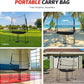 ZELUS Volleyball Training Equipment, 11x8 ft Volleyball Practice Net Station with Adjustable Height & Ball Return