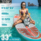 Inflatable Stand Up Paddle Board with SUP Accessories, Anti-Slip EVA Deck, 11'*33" Inflatable Paddle Boards for Adults & Youth of All Skill Levels