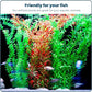 3PCS Artificial Aquarium Plants Set Extra Large - Big Natural Looking Plastic Decoration for Fish, Axolotl and Turtle Tanks – Tall Realistic Tank, Swamp and Pond Fake Plant Decorations.