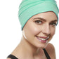 BEEMO Swim Caps for Women Swimming Turban Polyester Latex Lined Pleated for Ladies