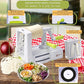 Brieftons 5-Blade Vegetable Spiralizer: Strongest-Heaviest Spiral Slicer, Best Veggie Pasta Spaghetti Maker for Low Carb/Paleo/Gluten-Free/Vegan Meals, With Extra Blade Caddy, 4 Recipe Ebooks