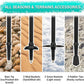 TheFitLife Trekking Poles - Lightweight 7075 Aluminum Hiking Sticks with Cork Grips, Adjustable Telescopic Design, Metal Flip Lock for Men & Women - Perfect for Hiking, Walking, Camping & Backpacking