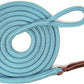 Double Braid Lead Rope with Eye Splice Loop, 12-14FT Lengths (Ice Blue, 12 ft.)