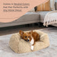 Best Friends by Sheri Shag Lounge Bed Calming Faux Fur Dog Bed, Taupe, Medium, 30" x 20"