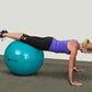 Body Sport Exercise Ball with Pump for Home, Gym, Balance, Stability, Pilates, Core Strength, Stretching, Yoga, Fitness Facilities, Desk Chairs