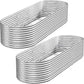 FRIZIONE 2pcs 9 in 1 Tall 8x2ft Galvanized Raised Garden Bed Outdoor,Steel Garden Bed for Vegetables,Above Ground Garden Box for Flower,Metal Raised Beds for Gardening
