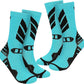 Warm Kids Ski Socks - 2 Pairs Merino Wool Skiing Socks, Winter Warm Snowboard Thermal Socks For Boys Girls Toddlers