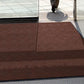 WaterHog Diamond | Commercial-Grade Entrance Mat with Rubber Border – Indoor/Outdoor, Quick Drying, Stain Resistant Door Mat (Dark Brown, 4' x 10')