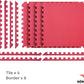 Norsk Reversible Gym Exercise Mats 3/4" Thick EVA Interlocking Foam Tiles, Perfect Home Gym Flooring, 36 Tiles & 72 Trim Pieces, 144 Sq. Ft. Reversible, Red/Black