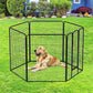BestPet | Dog Playpen Extender | 40 Inch, 2 Panels | Heavy Duty Metal Pet Exercise Pen | Indoor Outdoor Fence Panels | Rust-Resistant, Removable, Tool-Free Setup | Anti-Skid, Expandable Design