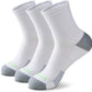 MONFOOT Men's/Women's 3-10 Pairs Silky Dry Athletic Cushion Ankle Socks, Multipack