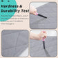 MABOZOO Indestructible Dog Bed, Chew Proof Crate Pad for Aggressive Chewers - Machine Washable Quilted Mat for Small Dogs - Durable Grey Kennel Pad (22x35 in)