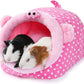 JanYoo Chinchilla House Ferret Bed Accessories Tunnel Pouch for Hedgehog Supplies