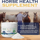 100-Day Supply Horse XL Supplements – Horse Care Weight Gain Supplement W/ 8 Amino Acids - No Soy or Sugar Coat Defense for Horses - Joint Supplement, Equine Supplies & Hoof Supplements