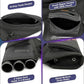 SUNYA Archery Hip Quiver for Arrows. Includes 3 Tubes Arrow Holder, Accessories Pockets and Waist Belt. Fit for Compound and Recurve Bow Practice.