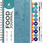 Clever Fox Food Journal Spiral - Daily Food Diary, Meal Prep Planner to Track Calories & Nutrients, Weight Loss Tracker Notebook (Aquamarine)