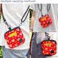 Dog Treat Pouch for Pet Walking and Training with Clicker Poop Bags Small Fanny Zipper Pack Holder for Puppy Snack Dispenser Kit for Leash and Outdoor Use (Valentine)