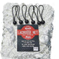 Velocity Heavy Duty Black & White Lacrosse Net - Fits 6’x6’x7’ Goals - Weatherproof, UV Resistant 1000D High-Strength Polyester - Comes with 100+ Feet of Lacing Cord and 4 Quick Ties