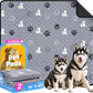 Washable Pee Pads for Dogs, 2 Pack Reusable Puppy Pads, Waterproof Pet Pee Pads for Dog Potty Training, Extra Large Dog Pee Pads for Crate, Playpen, and Whelping, Durable and Absorbent, Grey 36"x41"