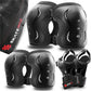 SKATEWIZ Skating Protective Gear Adults & Kids [6pc] incl. Knee Pads, Elbow Pads Wrist Guards for Roller Skating & Skateboarding