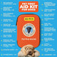 Dr Brahmsy’s Pet First Aid Kit – Emergency Kit for Dogs, Perfect for Travel, Camping & Hiking Essentials