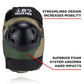 187 Killer Pads Knee Pads, Elbow Pads Combo Pack, Camo, Small/Medium