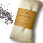Organic Linen Eye Pillow - Lavender & Flaxseed for Relaxation, Yoga, Stress Relief - Microwavable Heating Pad & Cool Compress - Made in USA - Gifts for Meditation