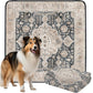 Non-Slip Dog Washable Pee Pads Extra Large 72" x 72", Boho Reusable Pet Training Pad for Playpen, Waterproof Doggie Rug Washable for Puppy Crates, Whelping Pad, Dog Rug Indoor