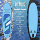 Inflatable Stand Up Paddle Board with SUP Accessories & Backpack. Paddle Boards for Adults. Non-Slip Deck, Wide Stance, Bottom Fin, Double Action Pump.