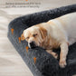 Feandrea Dog Bed, Orthopaedic Dog Sofa Bed for Medium and Large Dogs, Waterproof Ped Bed with Removable Washable Cover, 42 x 31.5 x 9 Inches, Dark Gray UPGW233G02
