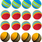 24 Pcs Colorful Soft Foam Rainbow Play Balls for Pet Dog and Cat (42cm) Ethylene Vinyl Acetate