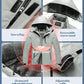 CREATMO US Men's Mountain Waterproof Ski Jacket - Windproof Snowboarding Warm Winter Coat Raincoat