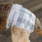 Pet Parents® Washable Dog Diapers (3pack) + Extendrs® of Durable Doggie Diapers, Premium Dog Diapers Female (Large, Luxe)