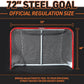 Franklin Sports Street Hockey Goal - Official Regulation Steel Hockey Net - Street Hockey Goal Set