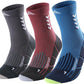Compression Crew Running Socks: Athletic Socks for Men Women with Cushion,3 Pairs Work Hiking Basketball Sport Socks