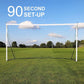 QUICKPLAY Kickster Soccer Goal Range – Ultra Portable | Quick and Easy Set Up | Includes Net and Carry Bag | Available in 7 Sizes | Backyard Soccer Net for Kids & Adults [Single Goal]