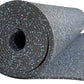 Playsafer Genaflex Rubber Gym Floor Mat, Heavy Duty Commercial Protective Gym Flooring Roll - 8mm Thick (10% Blue, 4' X 10')