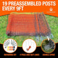 Pet & Livestock HQ Electric Fence Poultry Netting 48" x 164' - Portable Pre-Assembled Electric Net Fencing for Goats, Sheep, Lambs in Farms, Ranches, and Gardens (19 Posts, 2 Spikes)