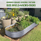 Land Guard 2Pcs Galvanized Steel Raised Garden Bed,8 x 4 x 1 ft Large Metal Raised Planter Beds, Aluminum Raised Garden Bed for Vegetables, 8 x 4 x 1ft(2pcs)