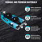 UPWELL 11'/14'6”Inflatable Kayak with Drop Stitch Floor and Accessories Including Kayak Seat with Thickened Cushion, Paddle, Fin, Repair Kits, Carry Bag and Hand Pump