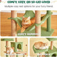 MWPO 70.1-Inch Green Large Cat Tree, Multi-Level Tall Cat Tower for Indoor Cats, Plush Cat Condo with Big Padded Perches, Sisal-Covered Scratching Posts, Hammock, Toys for Kittens & Cats