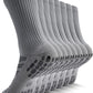 CWVLC Grip Socks Soccer - Cushioned Non-Slip Grippy for Men & Women Athletic - Barre Hospital Sticky Slipper Socks